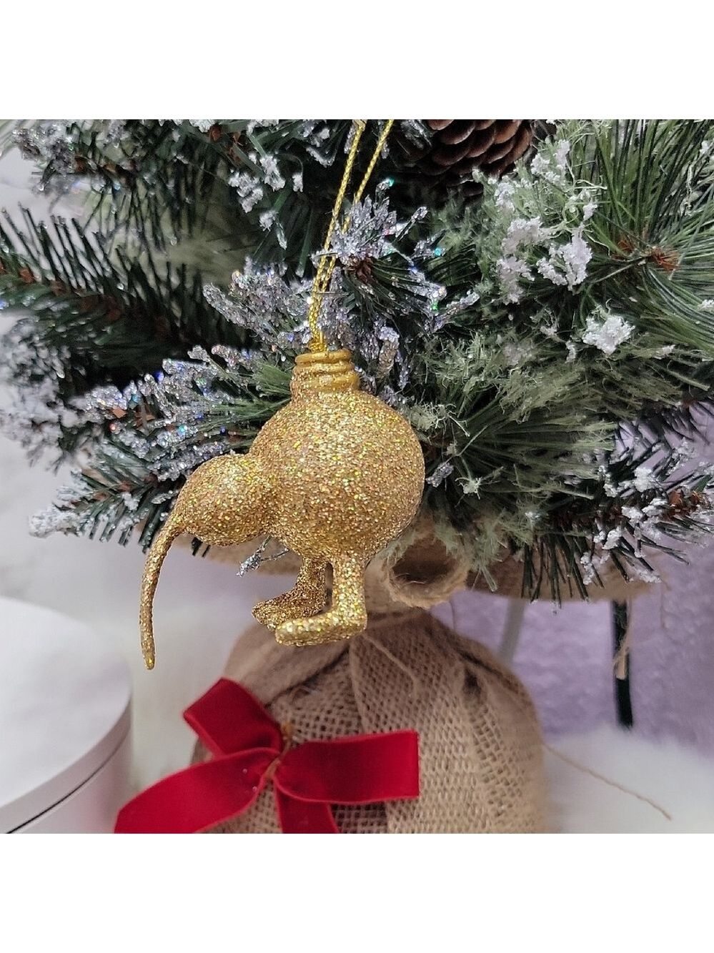 Gold Kiwi Bird ornamet